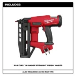 Milwaukee M18 FUEL 16 Gauge Straight Finish Nailer (Bare Tool) - Image 2