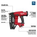 Milwaukee M18 FUEL 16 Gauge Straight Finish Nailer (Bare Tool) - Image 3