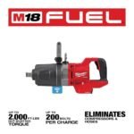 Milwaukee M18 FUEL 1inch D Handle High Torque Impact Wrench ONE KEY (Bare Tool) - Image 3