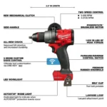 Milwaukee M18 FUEL 2 Tool Combo Kit with ONE-KEY - Image 4