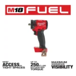 Milwaukee M18 FUEL 3/8 Compact Impact Wrench with Friction Ring (Bare Tool) - Image 3