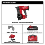 Milwaukee M18 FUEL Coil Roofing Nailer Kit - Image 2