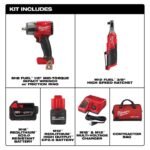 Milwaukee M18 FUEL & M12 FUEL 2 Tool Combo Kit - Image 2
