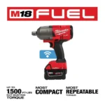 Milwaukee M18 FUEL with ONE-KEY High Torque Impact Wrench 3/4inch Friction Ring Kit - Image 3