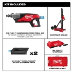 Milwaukee MX FUEL Handheld Core Drill Kit with Stand - Image 2