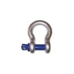 Peerless Chain Forged Carbon Screw Pin Anchor Shackle, 1/4in, 1102lbs