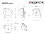 Reelcraft 12/3 45 ft. Triple Outlet GFCI Power Cord Reel - Image 2