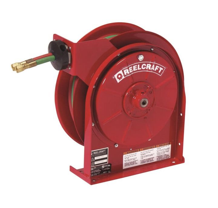 reelcraft-welding-hose-reel-14in-x-25-200-psi-with-hose-tw5425-olpt.jpg Reelcraft Welding Hose Reel 1/4in x 25' 200 PSI with Hose - Image 1