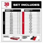 Milwaukee Metric & SAE Combination Wrench Set with PACKOUT Organizer 30 Piece - Image 10