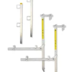 Wall Walker Hanging Scaffold 6' with Guard-rail Posts