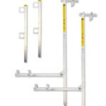 Wall Walker Hanging Scaffold 8' with Guard-rail Posts