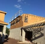 Wall Walker Hanging Scaffold 8' with Guard-rail Posts - Image 2