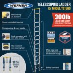Werner 15 Ft. Telescoping Ladder Type IA - Image 2