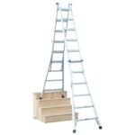 Werner 26-ft Aluminum 300-lb Telescoping Type IA Multi-Position Ladder - Image 6