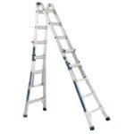 Werner 375 Lbs 22 Ft. Reach Height Aluminum Multi-Position Ladder - Image 4