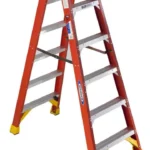 Werner 6-ft Fiberglass 300-lb Type IA Twin-Step Ladder