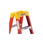 Werner 6-ft Fiberglass 300-lb Type IA Twin-Step Ladder - Image 3